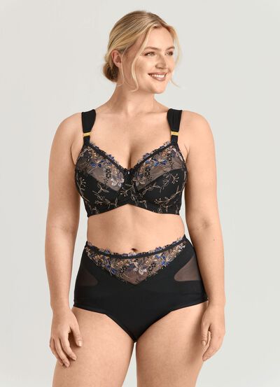 Miss Mary Miederslip mit effektvoller T&uuml;llstickereispitze 