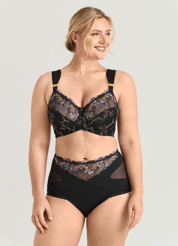 Miss Mary Miederslip mit effektvoller T&uuml;llstickereispitze 