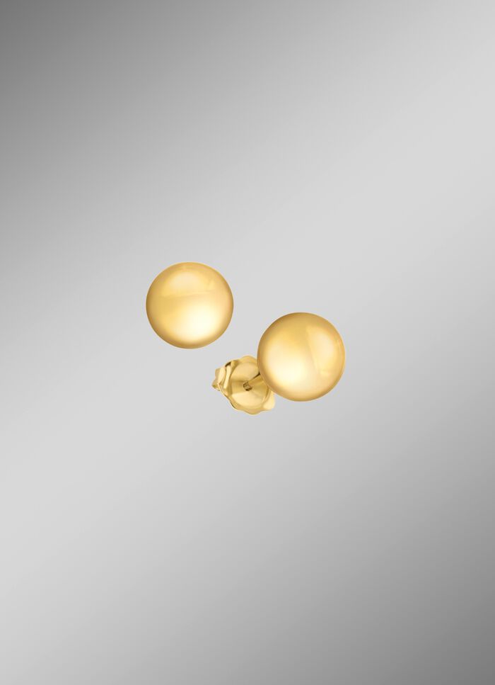 Gl&auml;nzende Kugelohrstecker 