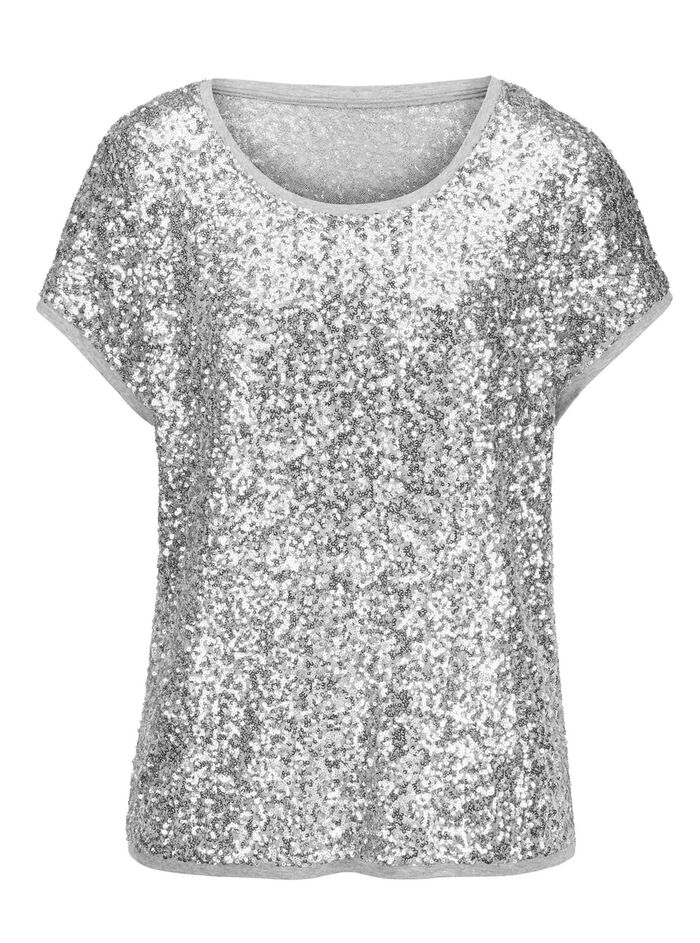 Shirt mit funkelnden Pailletten 