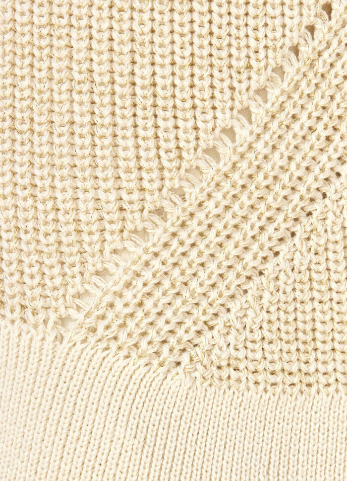 Strickjacke mit edlem Glitzer 