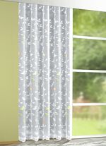 Store mit Blumengirlande COLORIERT