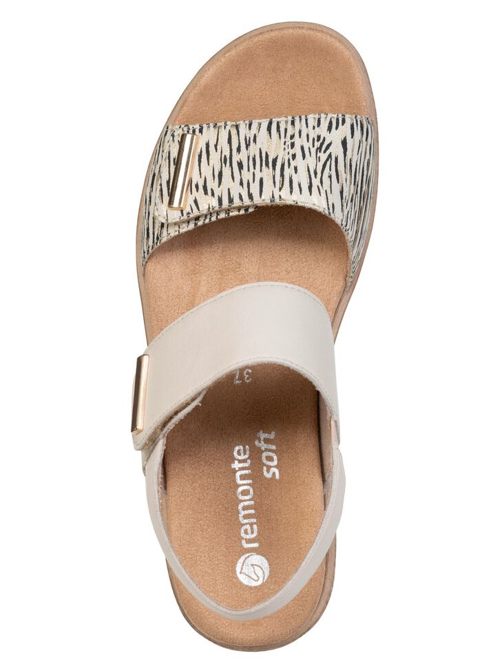 Remonte, schicke Damen-Sandalen, mit herausnehmbarem Fussbett 