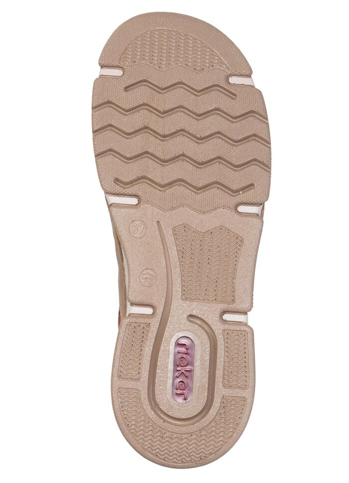 Rieker, trendige Damen-Boots, Winterschuhe, mit Rei&szlig;verschluss TAUPE-BRAUN