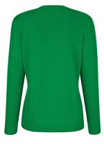 Strickjacke aus reiner Baumwolle GRÜN