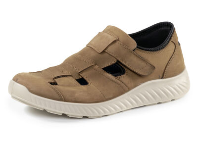 GINO GALANTE Slipper aus weichem, gefettetem Rind-Nubukleder 