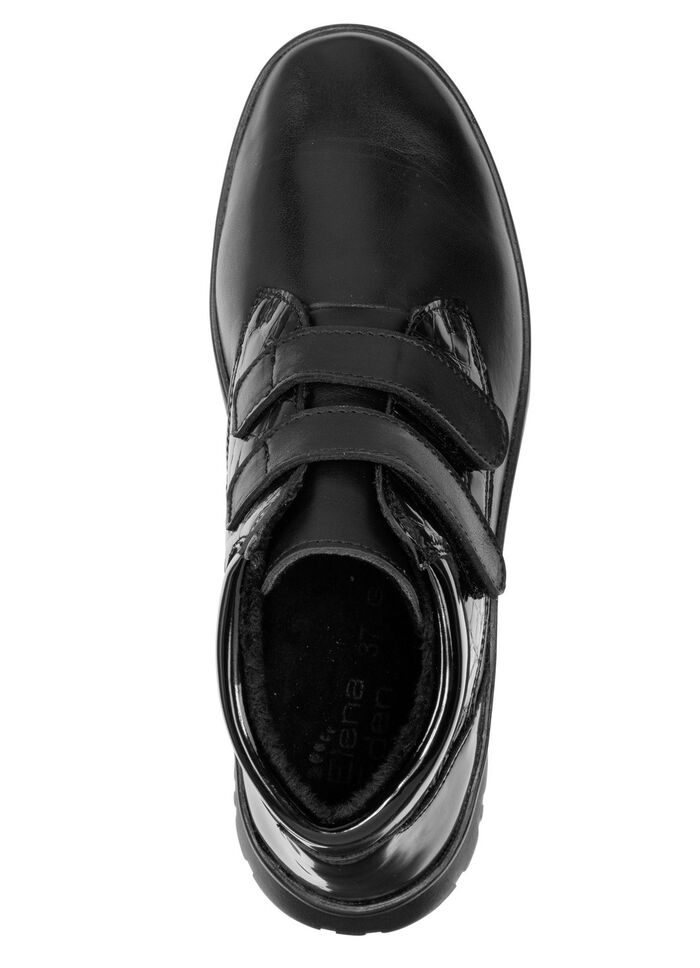 ELENA EDEN, gef&uuml;tterte Damen-Boots, Winterschuhe, Weite G, mit herausnehmbarem Fussbett SCHWARZ