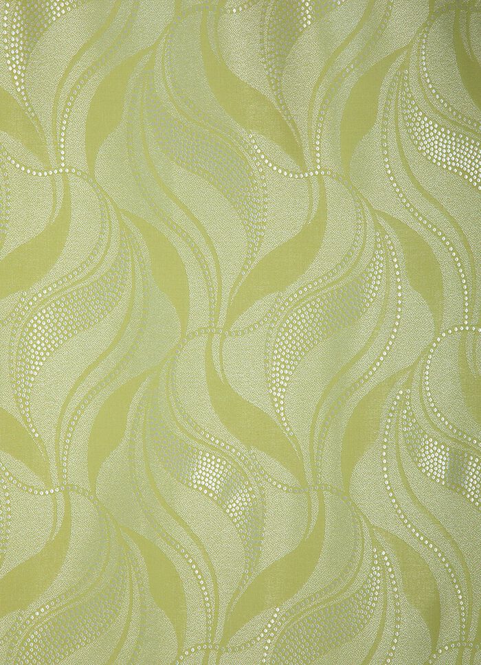 Dekoschal mit Kräuselband GRÜN