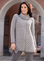 Strickjacke mit aufwendigen Details 