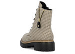 Rieker, trendige Damen-Stiefeletten, Winterschuhe, mit Reißverschluss BEIGE-SCHWARZ