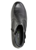 Waldläufer, bequeme Damen-Stiefeletten, Weite K, mit herausnehmbarem Fussbett SCHWARZ