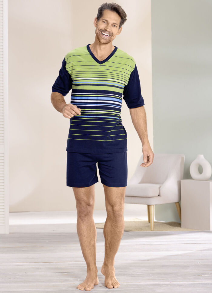 Shorty mit V-Ausschnitt 