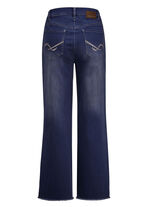 Jeans mit modischer Beinweite DUNKELBLAU