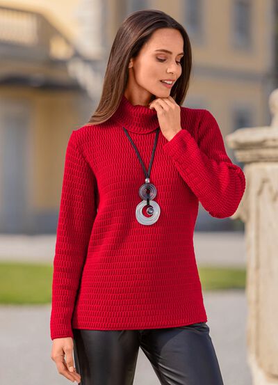 Pullover mit Struktur 