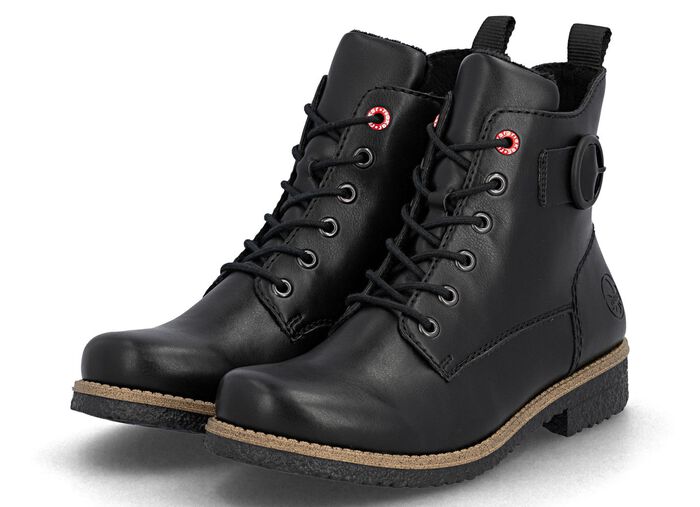 Rieker, klassische Damen-Stiefeletten, mit Reissverschluss SCHWARZ