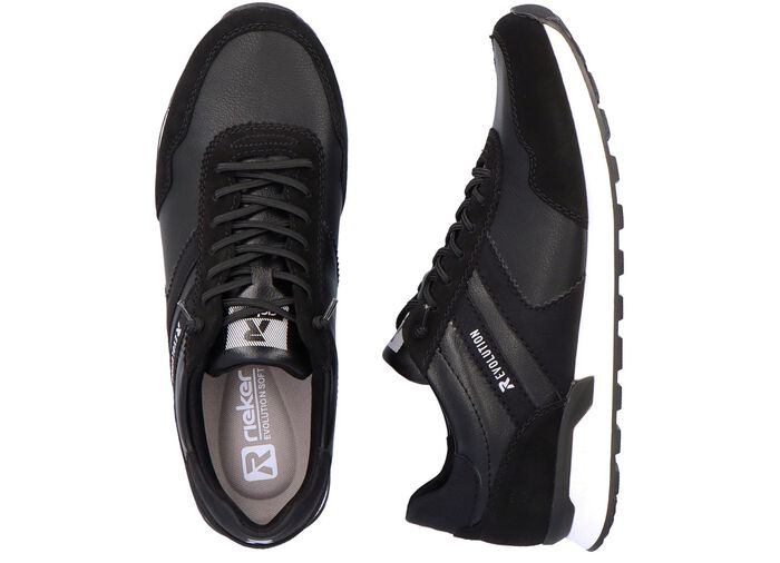 Schn&uuml;r-Sneaker mit herausnehmbarem Textilfussbett 