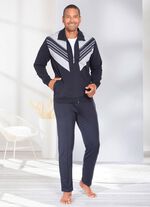 Hausanzug mit Baumwolle MARINE-GRAU