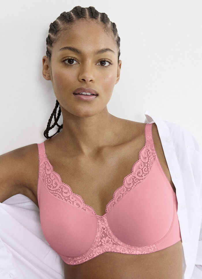 Triumph Amourette Minimzer-Bügel-BH mit Elastikspitze FLAMINGO