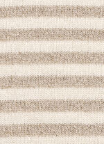 Pullover in Feinstrick ECRU-GOLDFARBEN