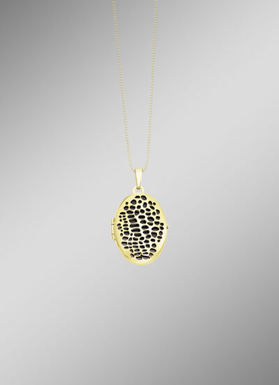 Medaillon mit Leopardenmuster 