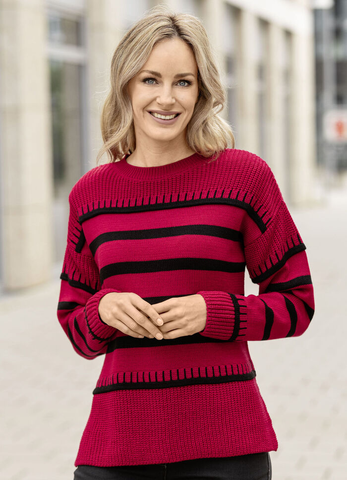 Pullover mit Ringeln 