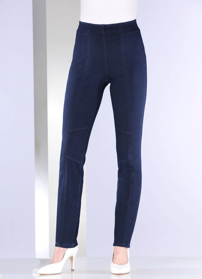 Jersey-Hose in Denim-Optik 