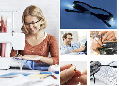 Easymaxx LED-Vergrösserungsbrille 