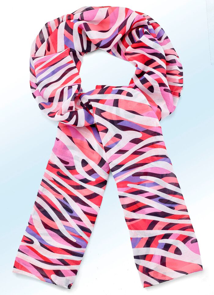 Schal mit Fantasiedessin 