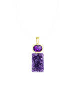 Anhänger mit echter Amethyst-Faszination 