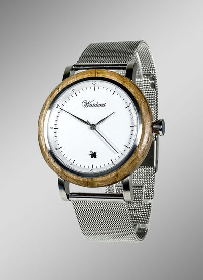 Herrenuhr mit Mesharmband 