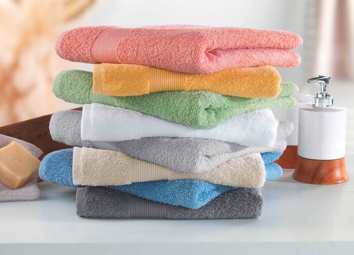 Kuschelige Frottier-Serie mit Bord&uuml;re 