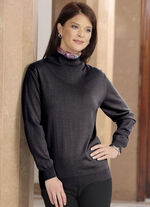 Pullover in Feinstrick ANTHRAZIT