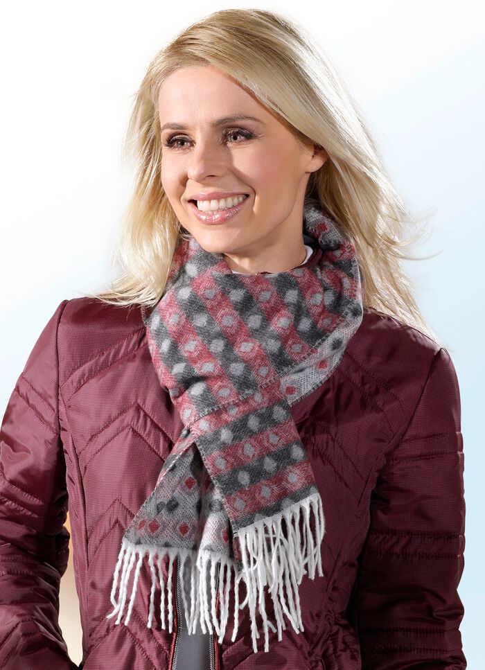 Schal mit Rautendessin 