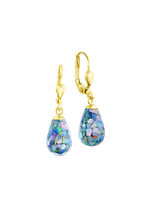 Ohrringe mit Mosaik-Opal 
