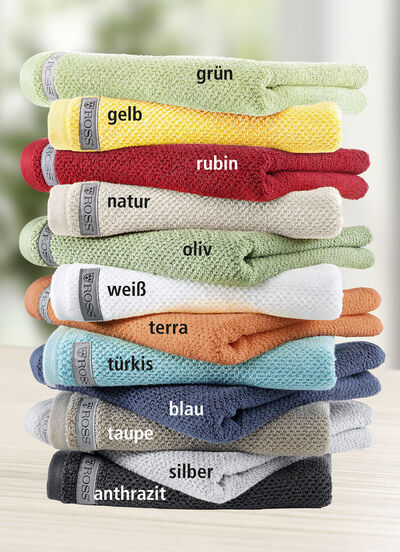 Flauschig weiche Frottier-Serie aus dem Hause Ross 