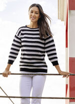 Pullover mit Zackendessin 