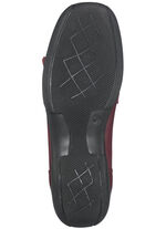 ELENA EDEN, klassische Damen-Slipper, Weite H, mit herausnehmbarem Fussbett BORDEAUX