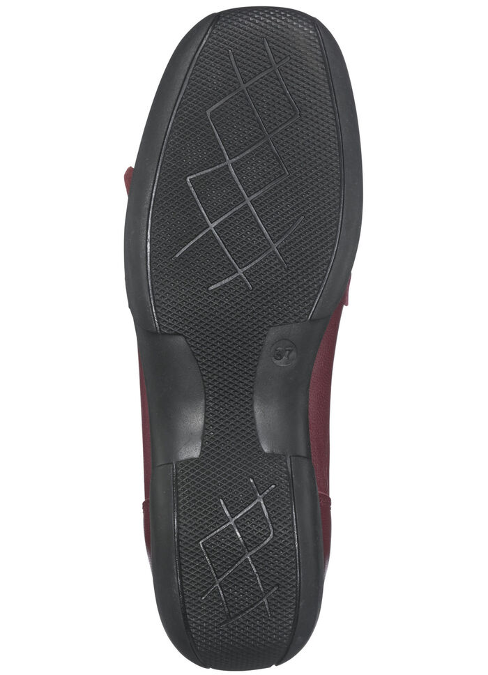 ELENA EDEN, klassische Damen-Slipper, Weite H, mit herausnehmbarem Fussbett BORDEAUX