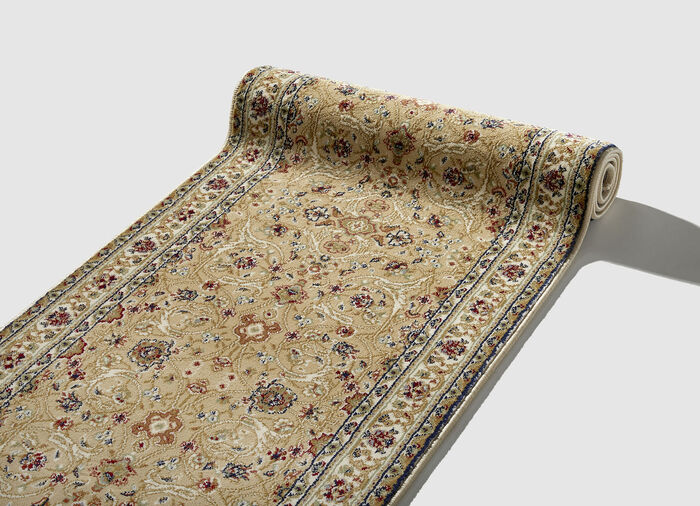 Klassischer Läufer mit hoher Flordichte BEIGE