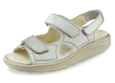 Waldl&auml;ufer, bequeme Damen-Sandalen, Weite H, mit herausnehmbarem Fussbett 