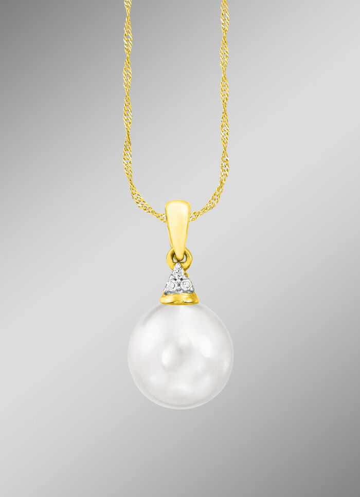 Wunderschöner Anhänger mit hochwertiger Südsee-Perle 