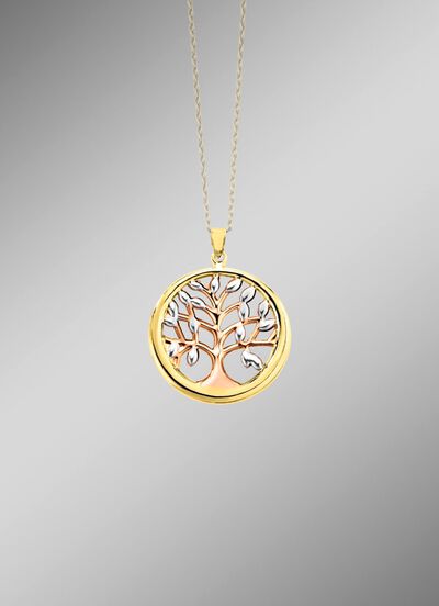 Lebensbaum-Anh&auml;nger in Tricolor 