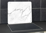 Wandblende aus Glas in Marmor-Optik 