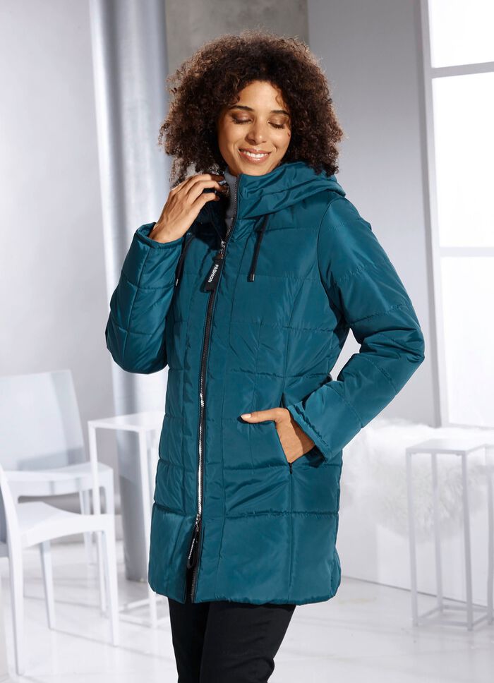 Longjacke mit 2-Wege-Rei&szlig;verschluss 