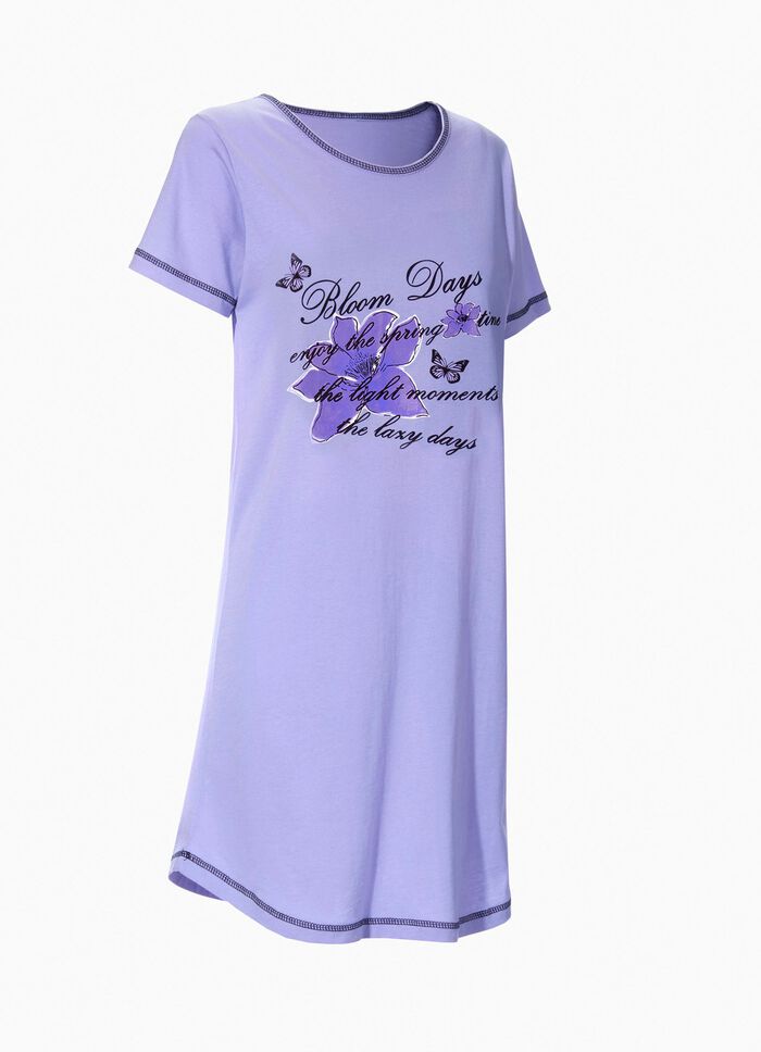 Zweierpack Nachthemden, Kurzarm mit Rundhals 