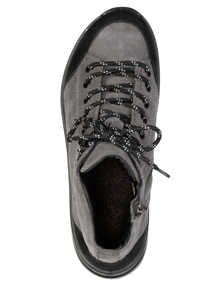 Sportliche Damen-Boots, Weite K, mit herausnehmbarem Fussbett ANTHRAZIT