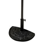 Balkonschirmfuss, halbrund 