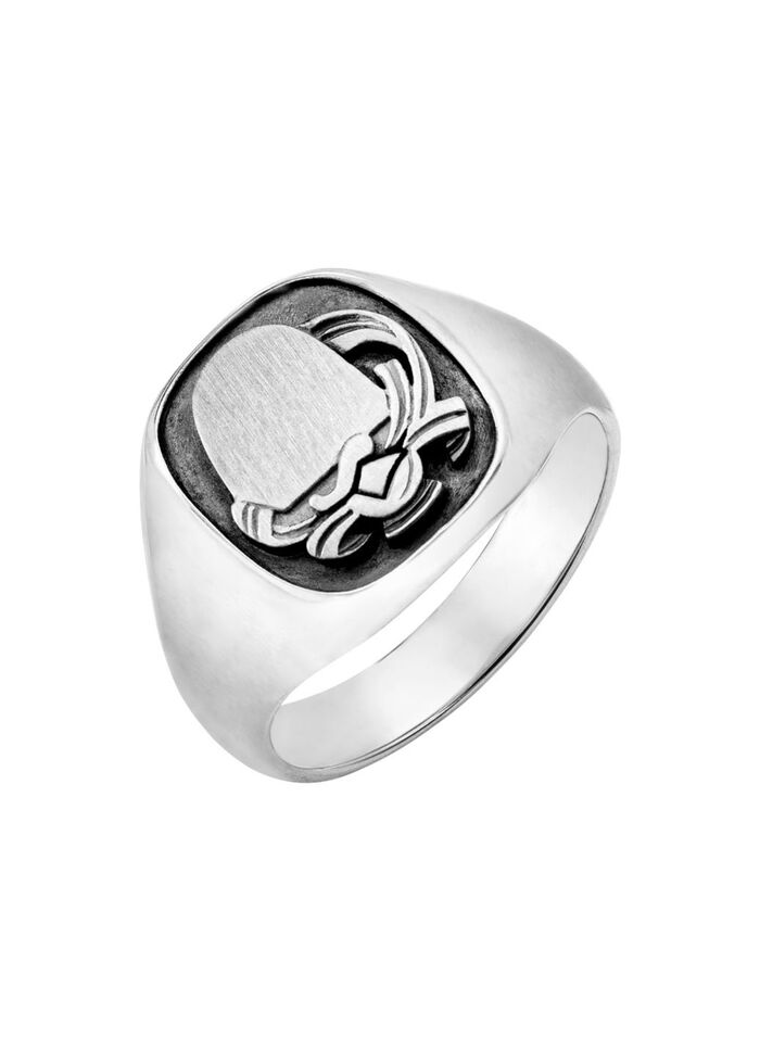 Edler Herrenring aus Silber 