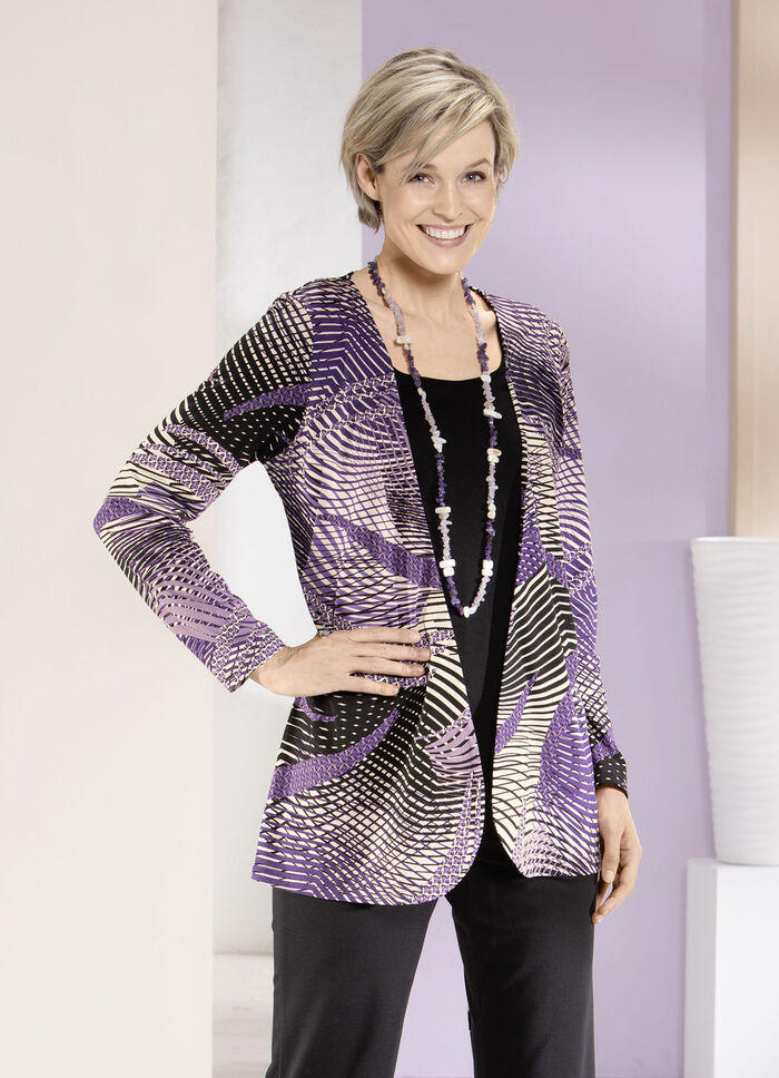 Shirt in Jacken-Optik 