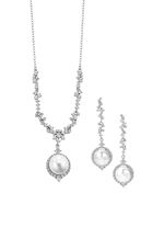 Schmuck-Set mit S&uuml;&szlig;wasser-Zuchtperlen, 2-teilig 